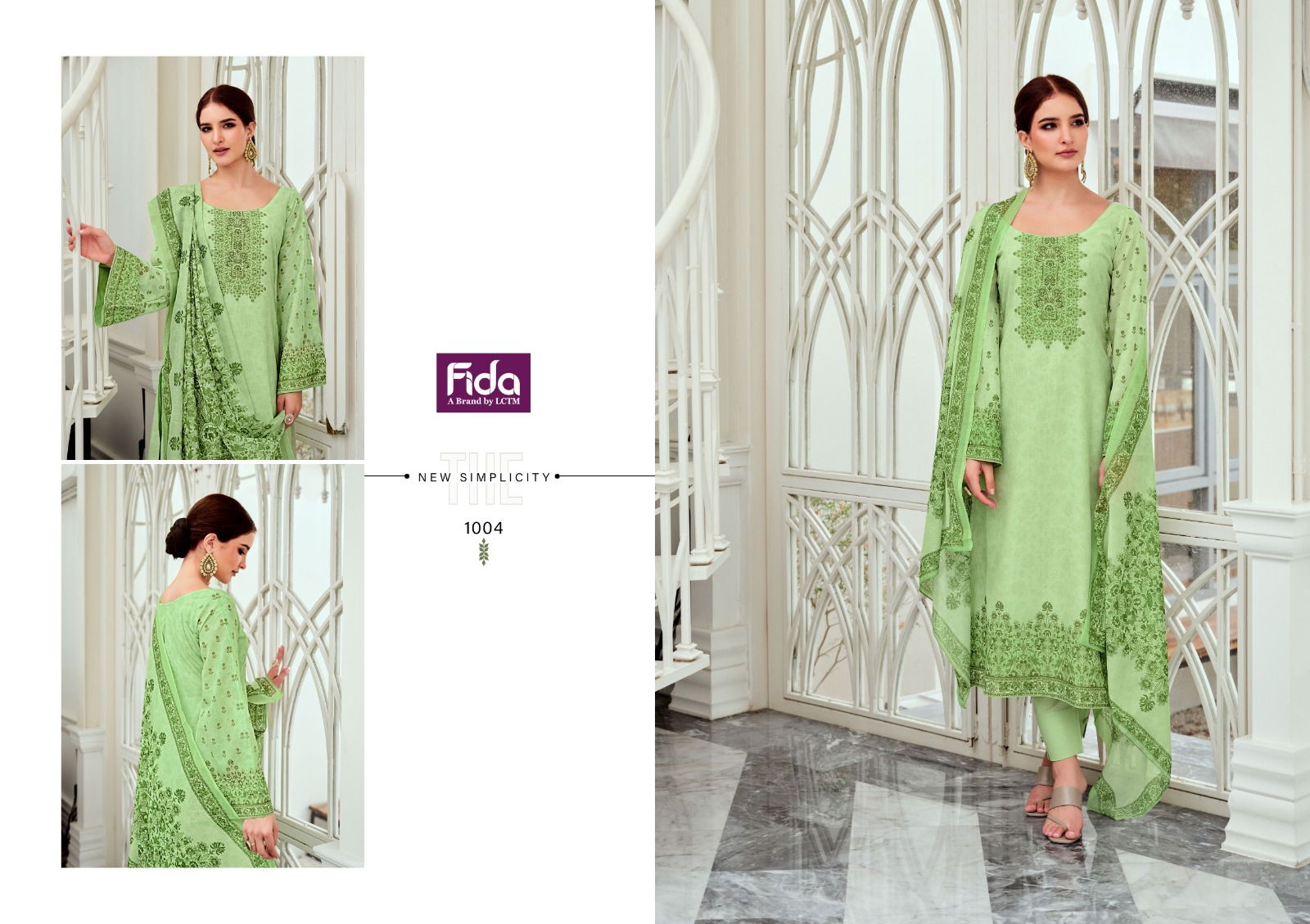 Posheeda By Fida Printed Karachi Cotton Dress Material Export In India
